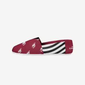 Arizona Cardinals Womens Stripe Canvas Shoe