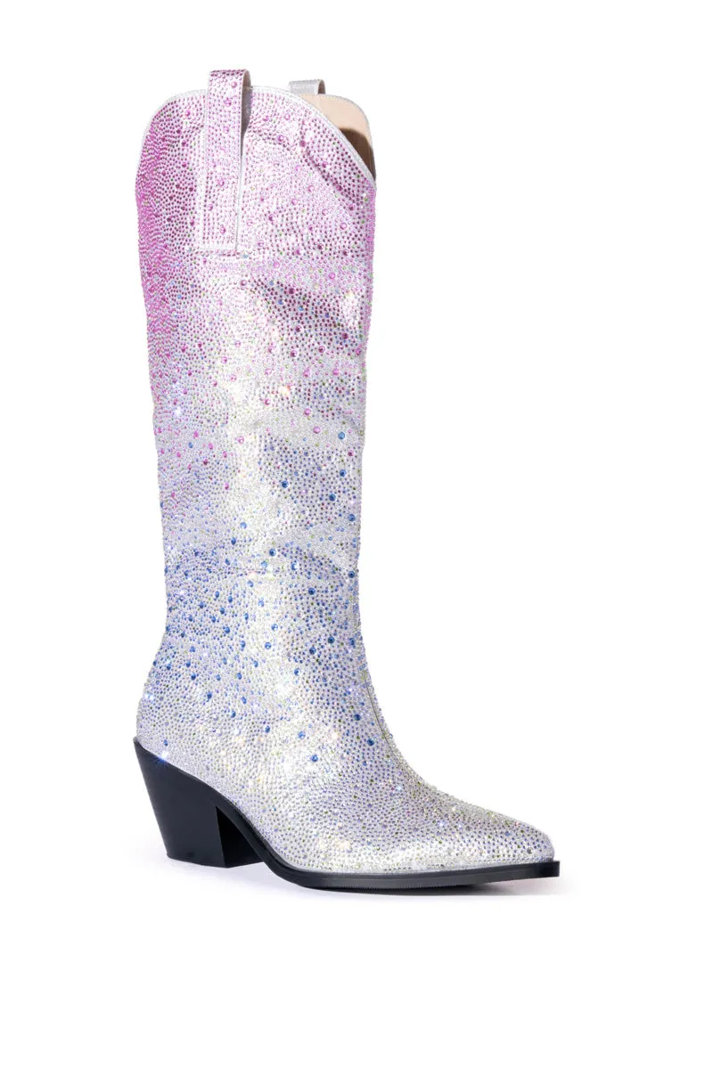 AZALEA WANG ALMUDENA BOOTIE IN SILVER