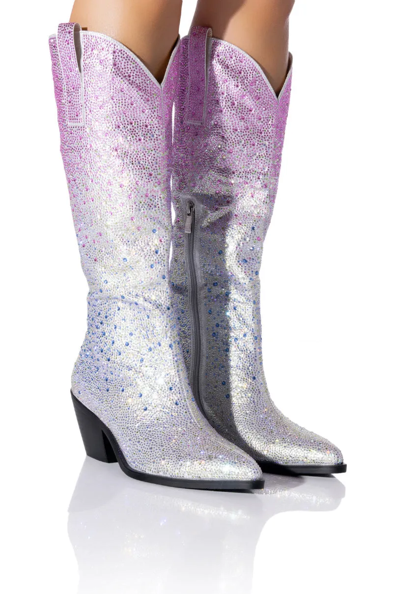 AZALEA WANG ALMUDENA BOOTIE IN SILVER