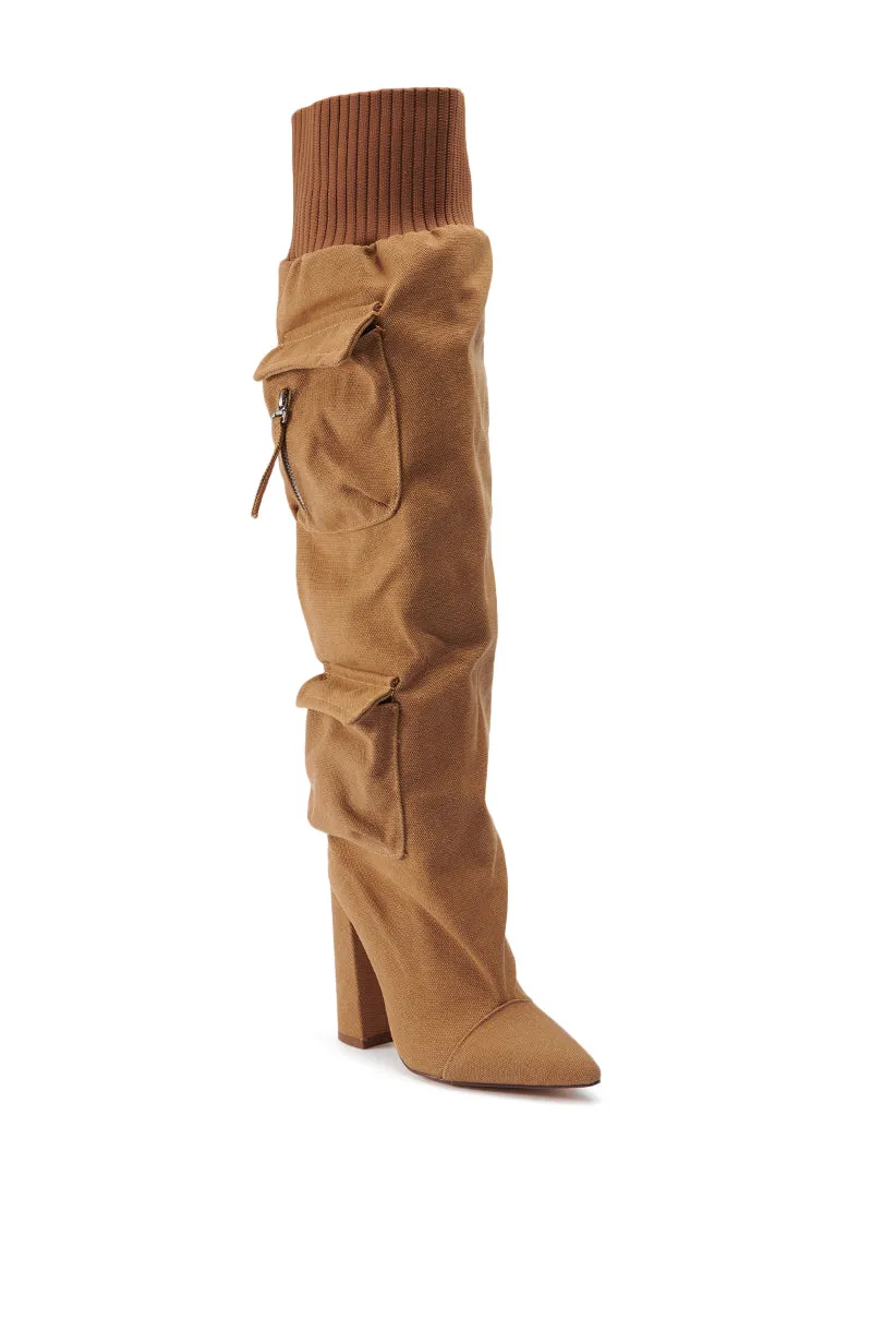 AZALEA WANG JITNEY TAN BOOT