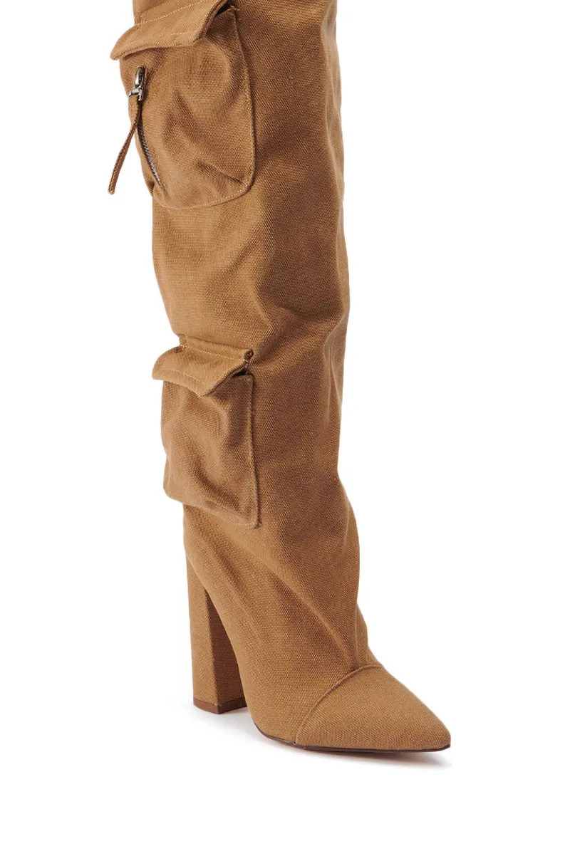 AZALEA WANG JITNEY TAN BOOT