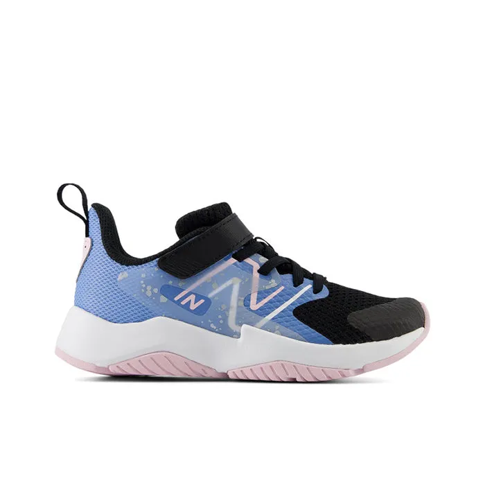 Big Girl New Balance Rave Run v2 A/C in Black/Blue Laguna/Light Raspberry