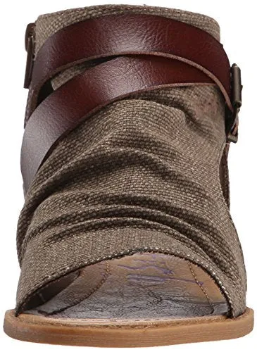 Blowfish Malibu Women's Balla Core Sandal,Brown Rancher Canvas/Whiskey Dyecut,11