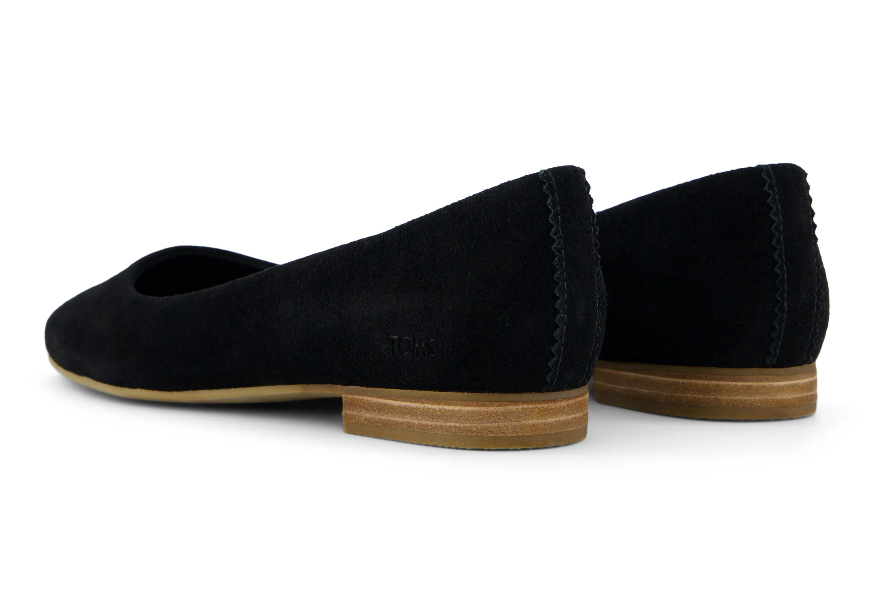 Briella Ballet Flat - Black Suede