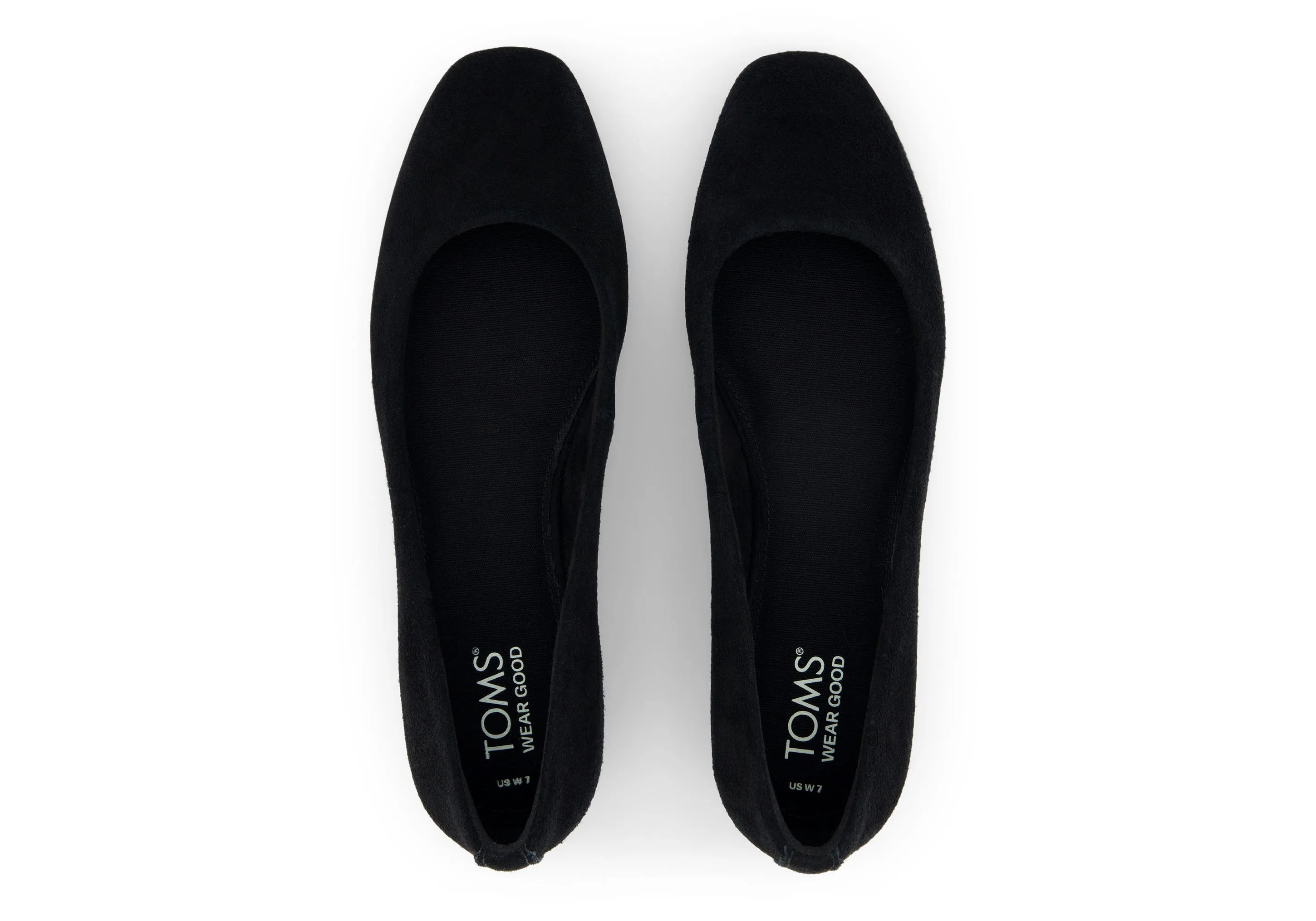 Briella Ballet Flat - Black Suede