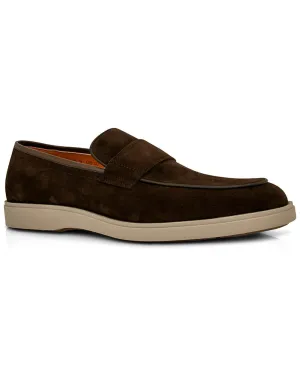 Brown Suede Loafer