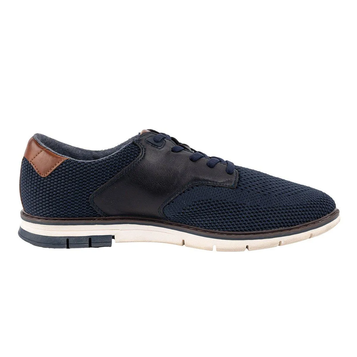 Bugatti Sandman Low-Top Sneakers Knit Fabric Blue Colour For Men