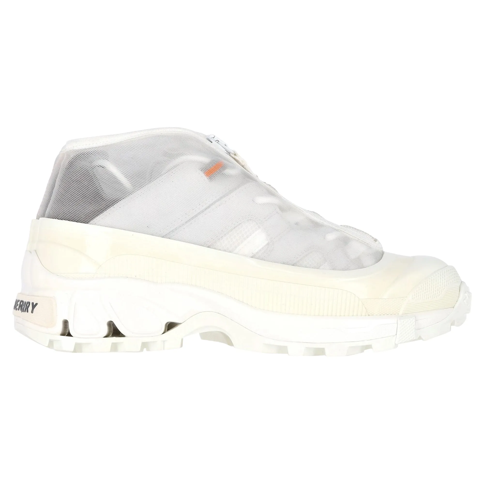 Burberry Arthur Layered Sneakers In White Mesh and Rubber