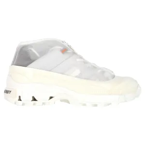 Burberry Arthur Layered Sneakers In White Mesh and Rubber