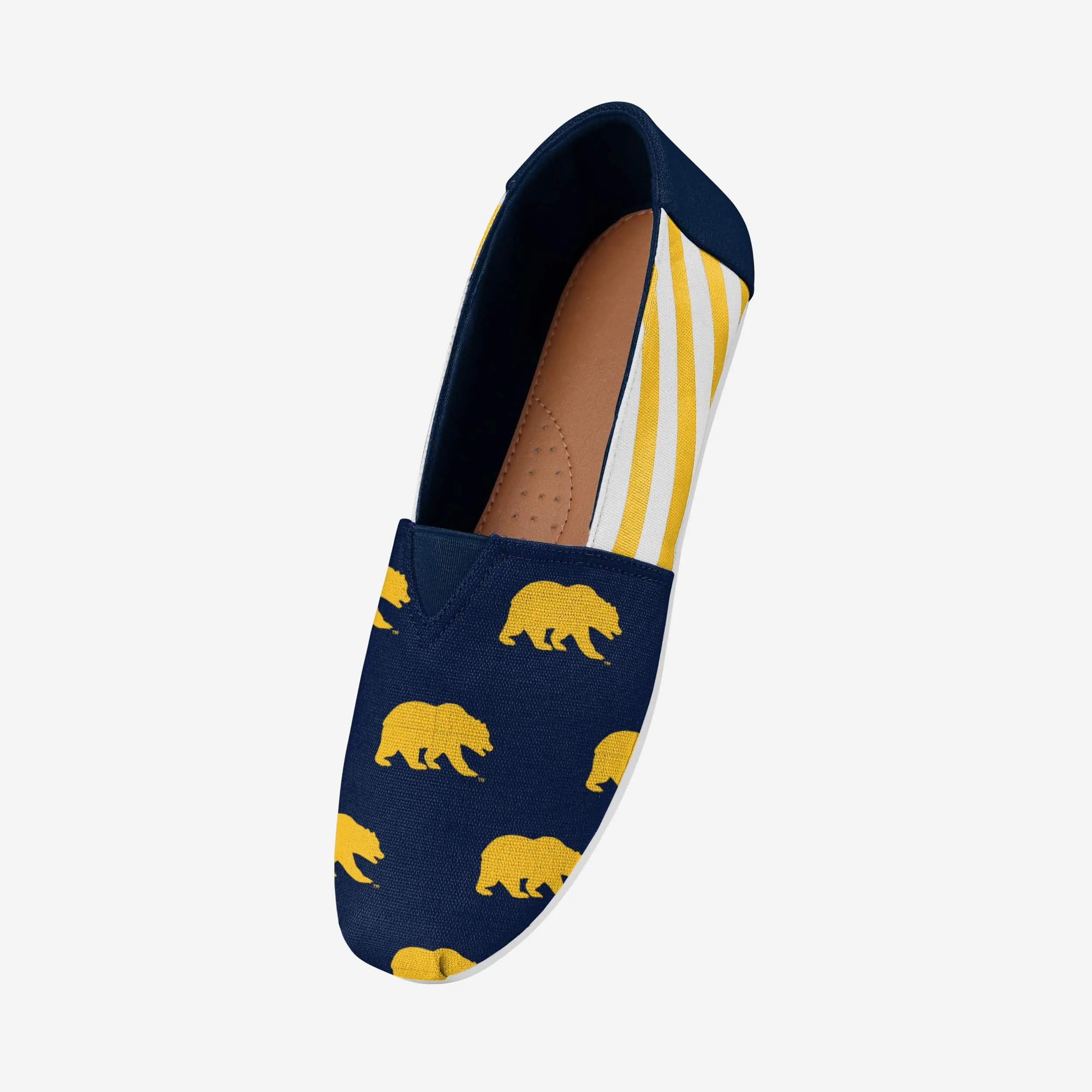 California Bears Womens Stripe Canvas Shoe