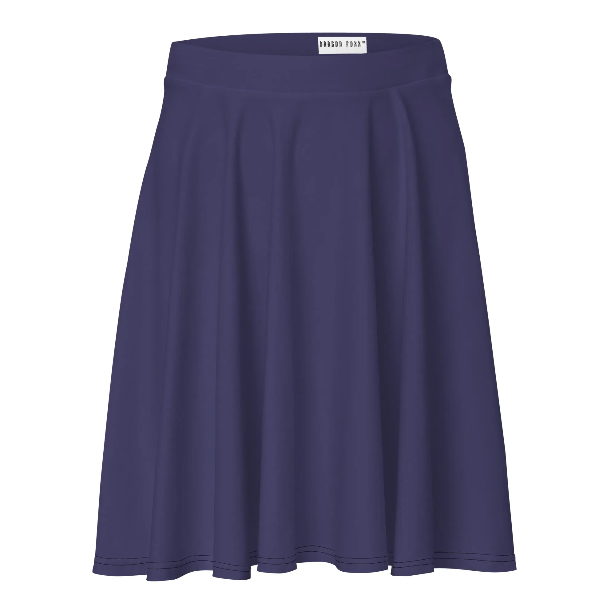 Corn Flower Blue Skater Skirt