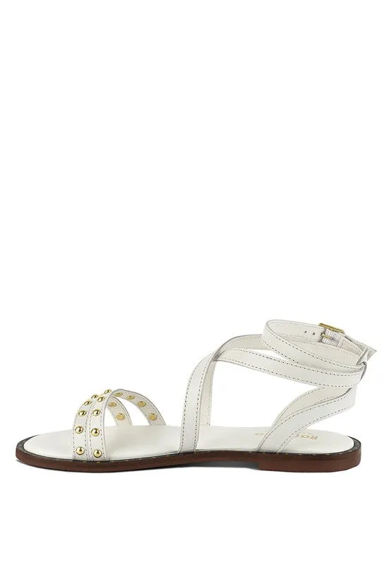 CORRIANE Studs Embellishment Strappy Sandals