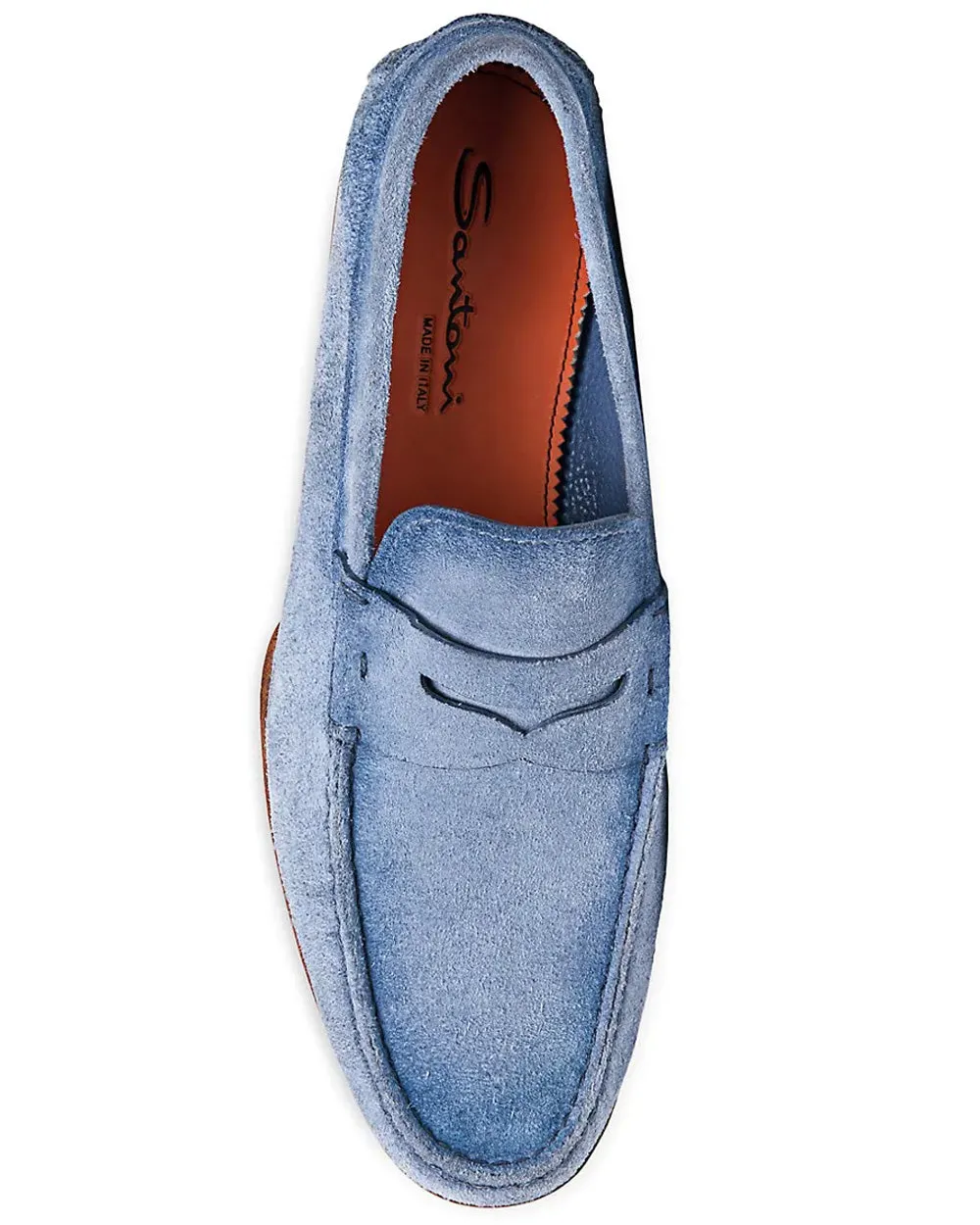 Dousing Suede Loafer in Light Blue