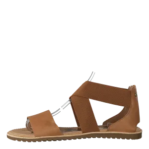 Ella Sandal Camel Brown