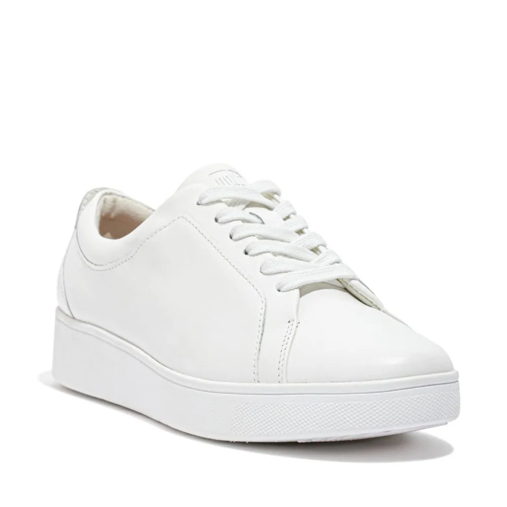 FitFlop Rally Leather Sneakers Urban White