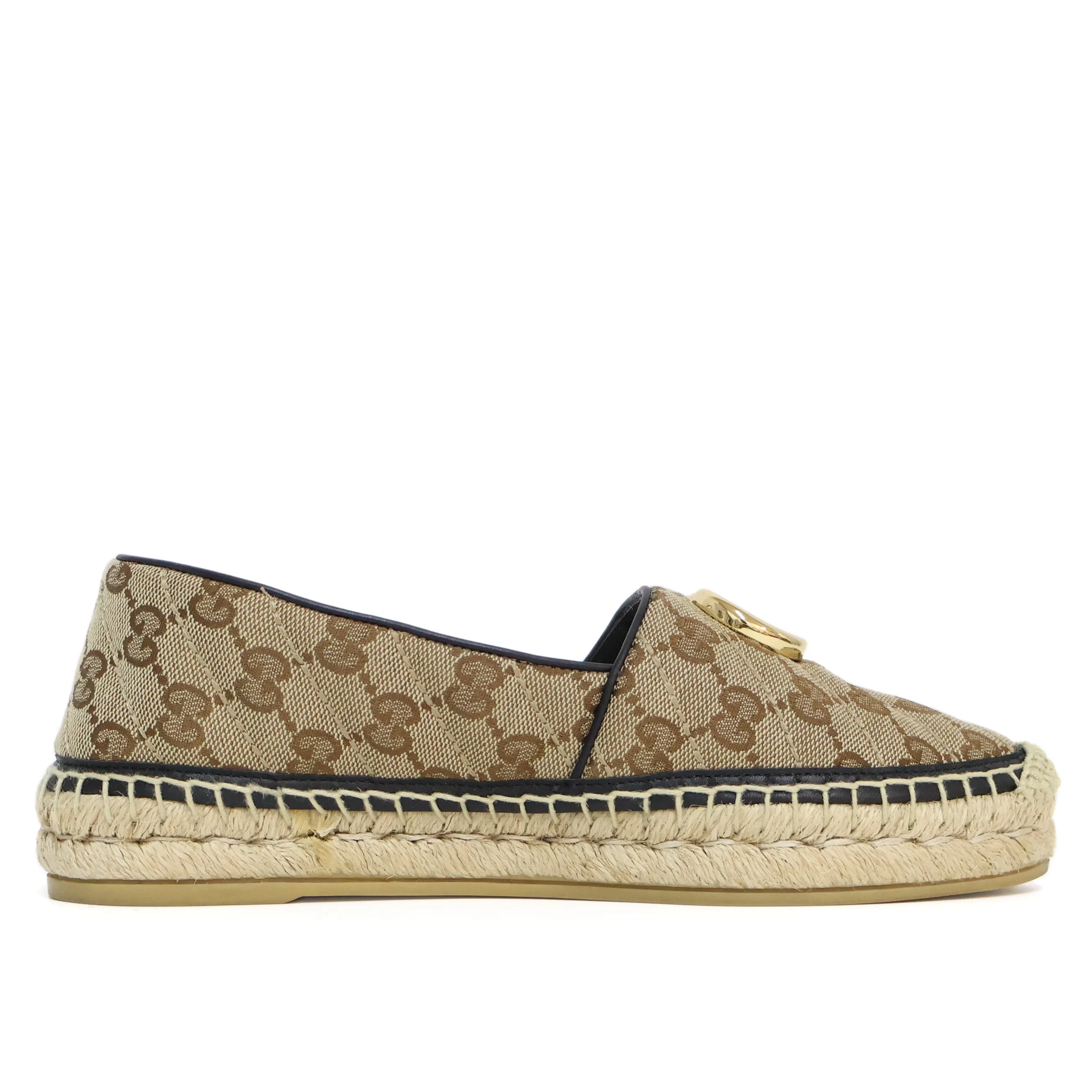 Gucci Flats Espadrille Canvas GG