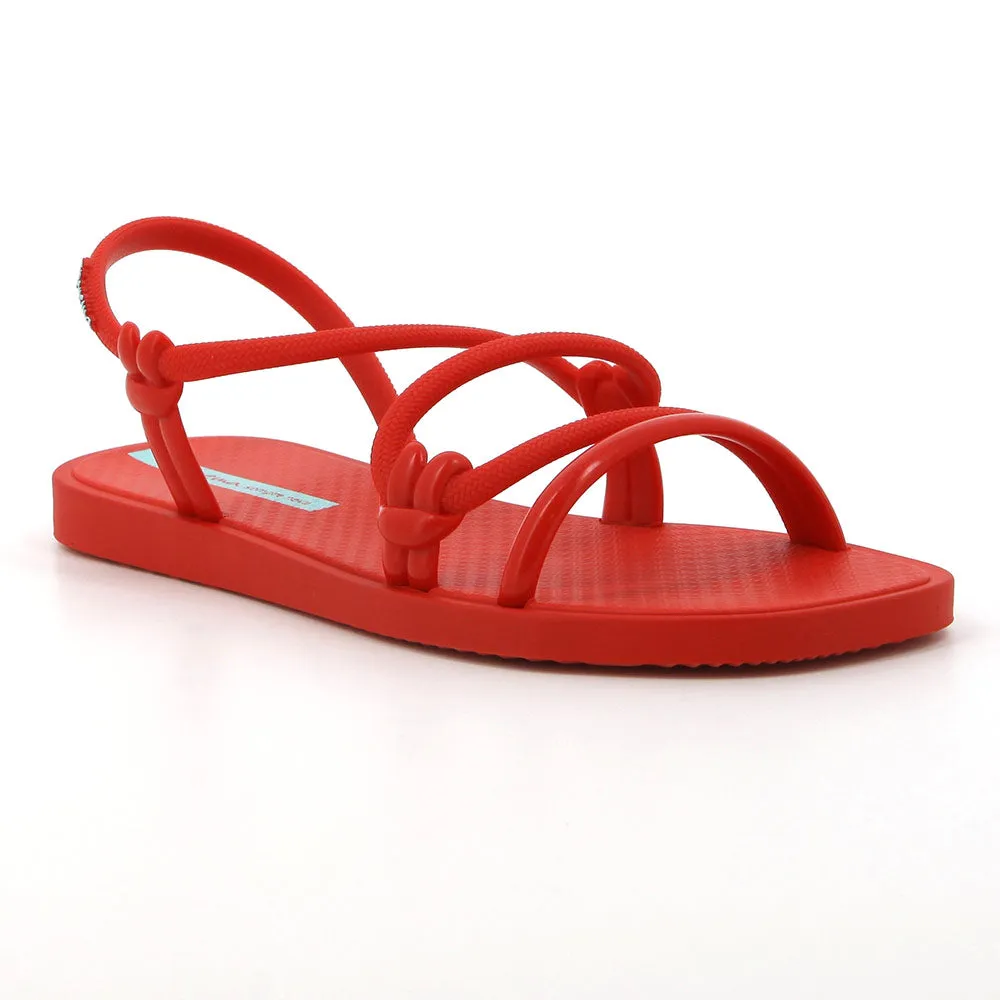 Ipanema Strappy Sandal With Back Strap - Red