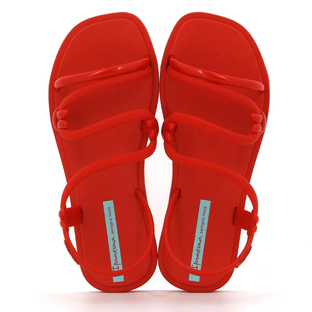 Ipanema Strappy Sandal With Back Strap - Red