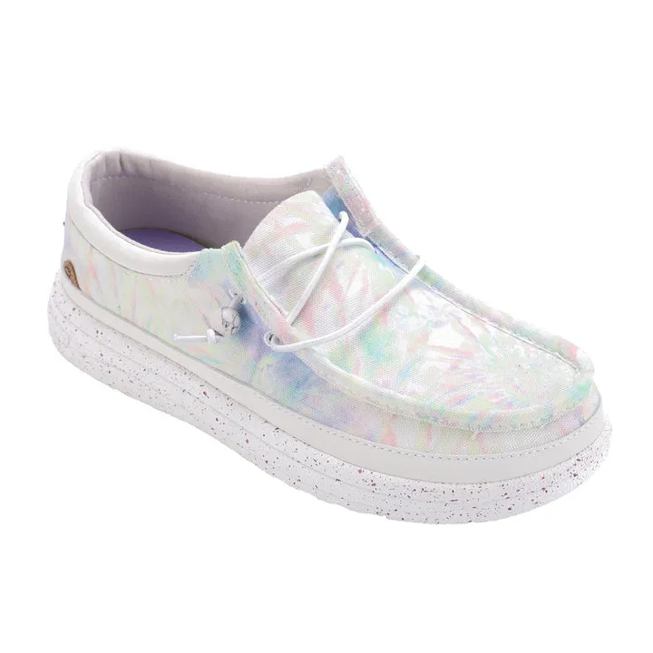 Maia Elastic Tie Loafer in Pastel Tie Dye CLOSEOUTS