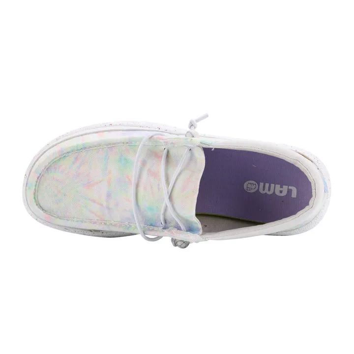 Maia Elastic Tie Loafer in Pastel Tie Dye CLOSEOUTS