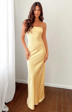 Maiah Yellow Maxi Dress