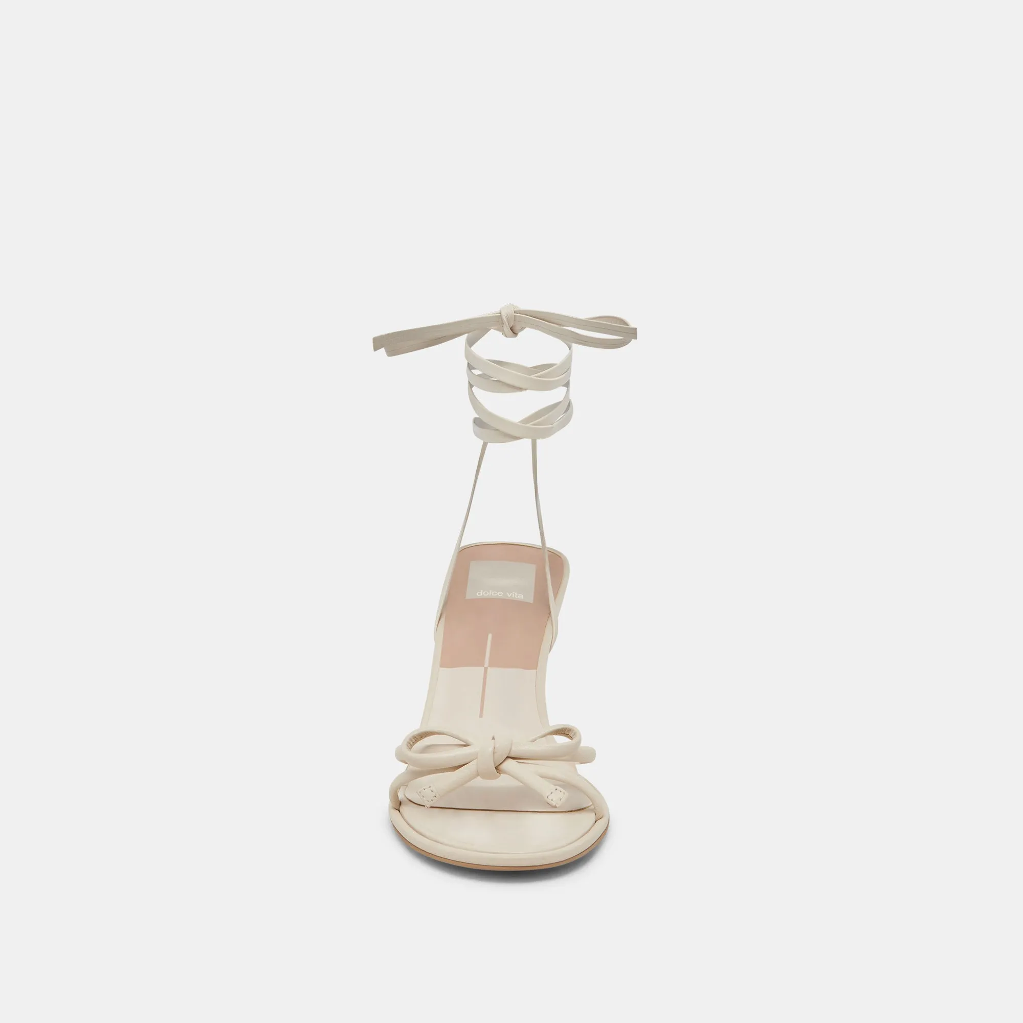 MAISON HEELS IVORY LEATHER