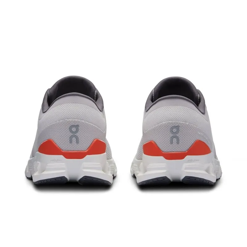 On Men's Cloud X 4 - Silver/Flame