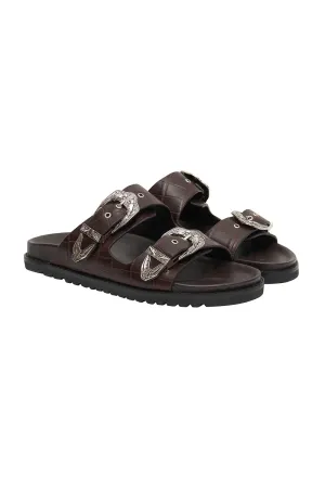 OUTBACK SLIDE DARK BROWN