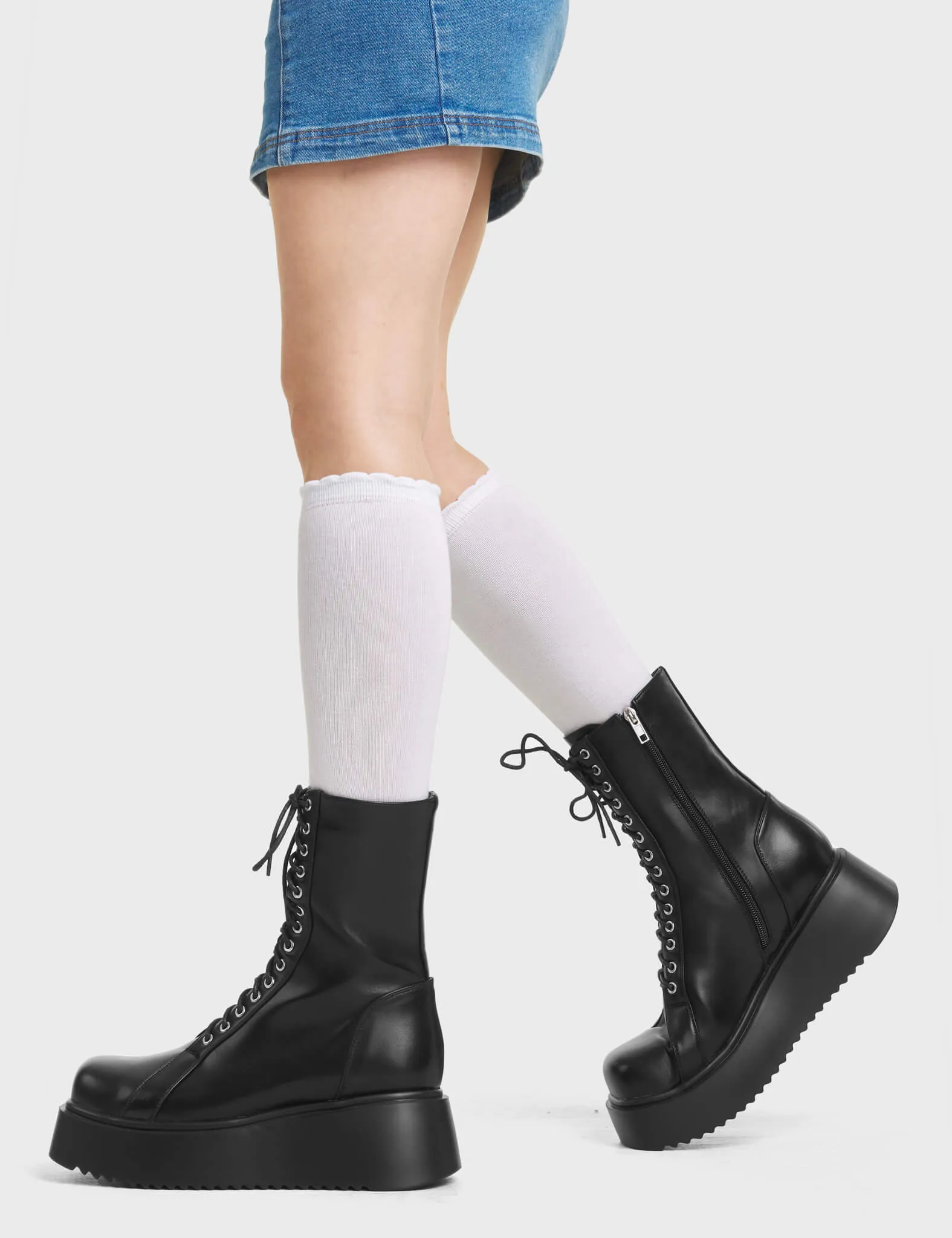 Play That Punk Chunky Ankle Boots