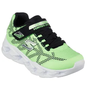 Skechers Vortex 2.0  Lime Black Boys Light Up Trainer