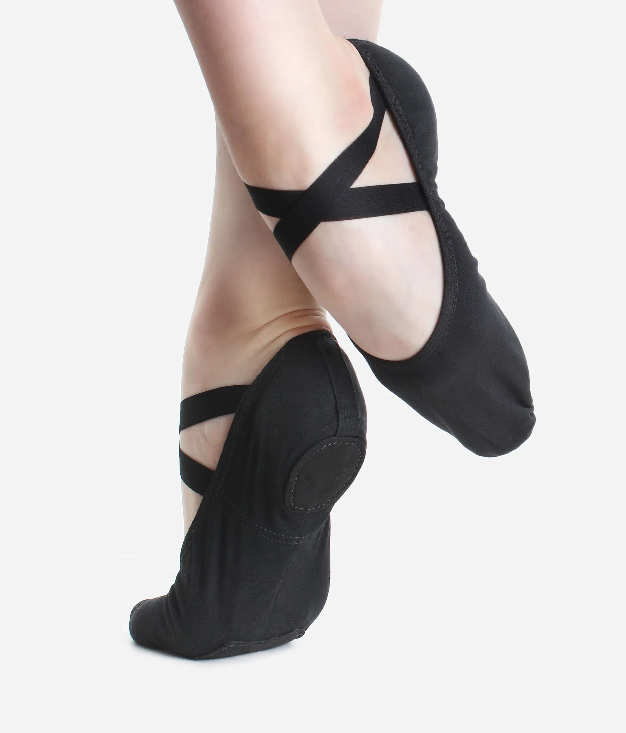 Stretch Canvas Ballet Shoes, Medium Width - VEGAN SD16 L