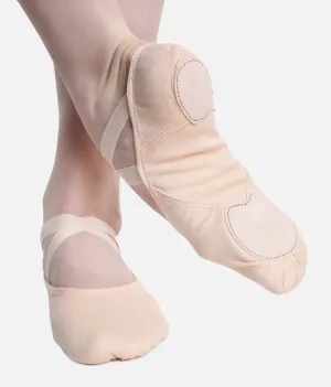 Stretch Canvas Split Sole Ballet Shoes - Vegan SD140