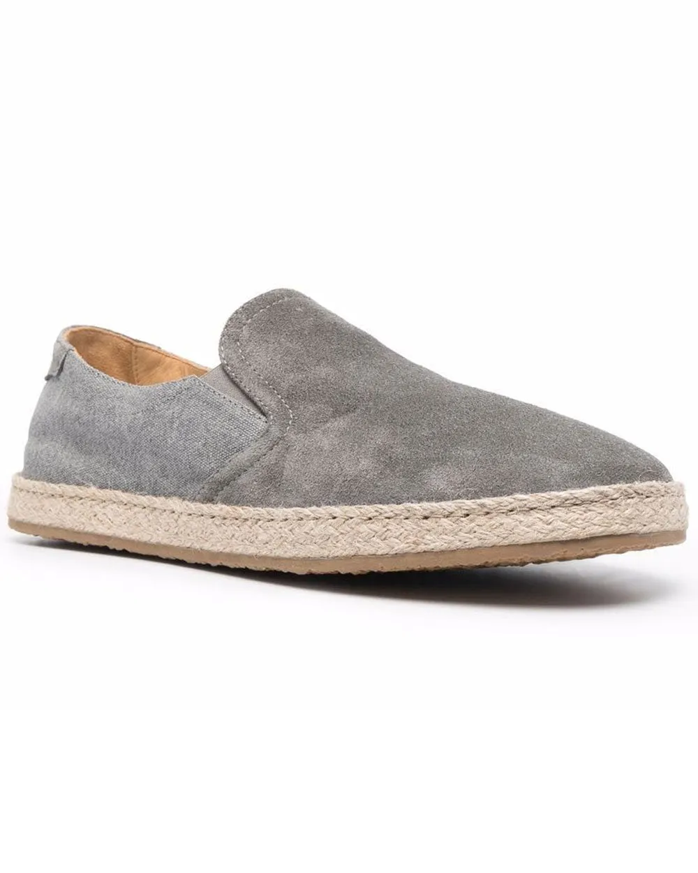 Suede Espadrille in Grey