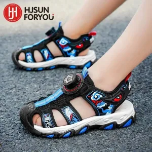 Summer Children Beach Sandals Brand Fashion Sneakers For Girls Size 28-38 Boys Footwear Kids Non-slip Sandalias Baby Shoes