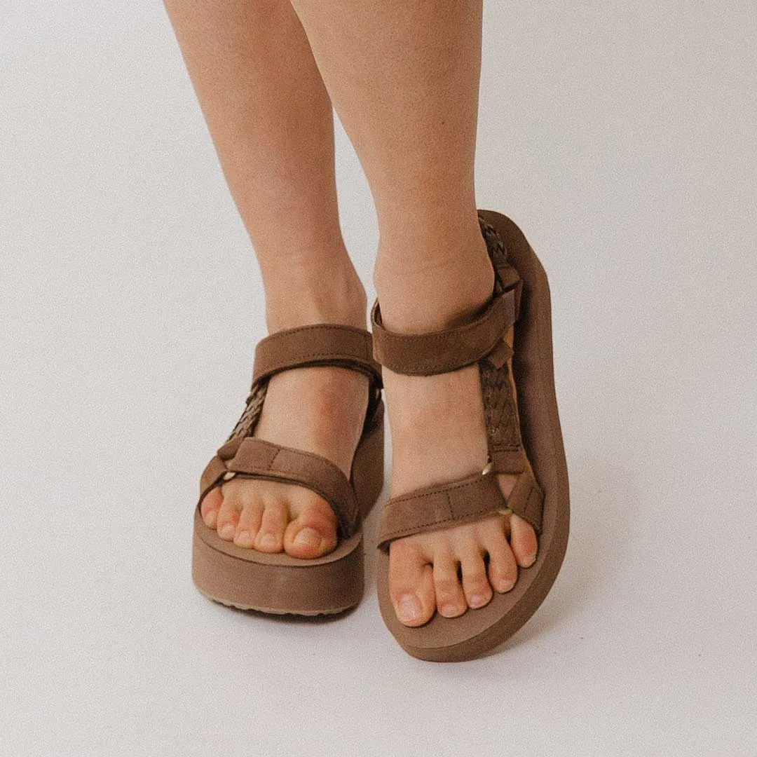 Teva Flatform Universal Leather-Caribou