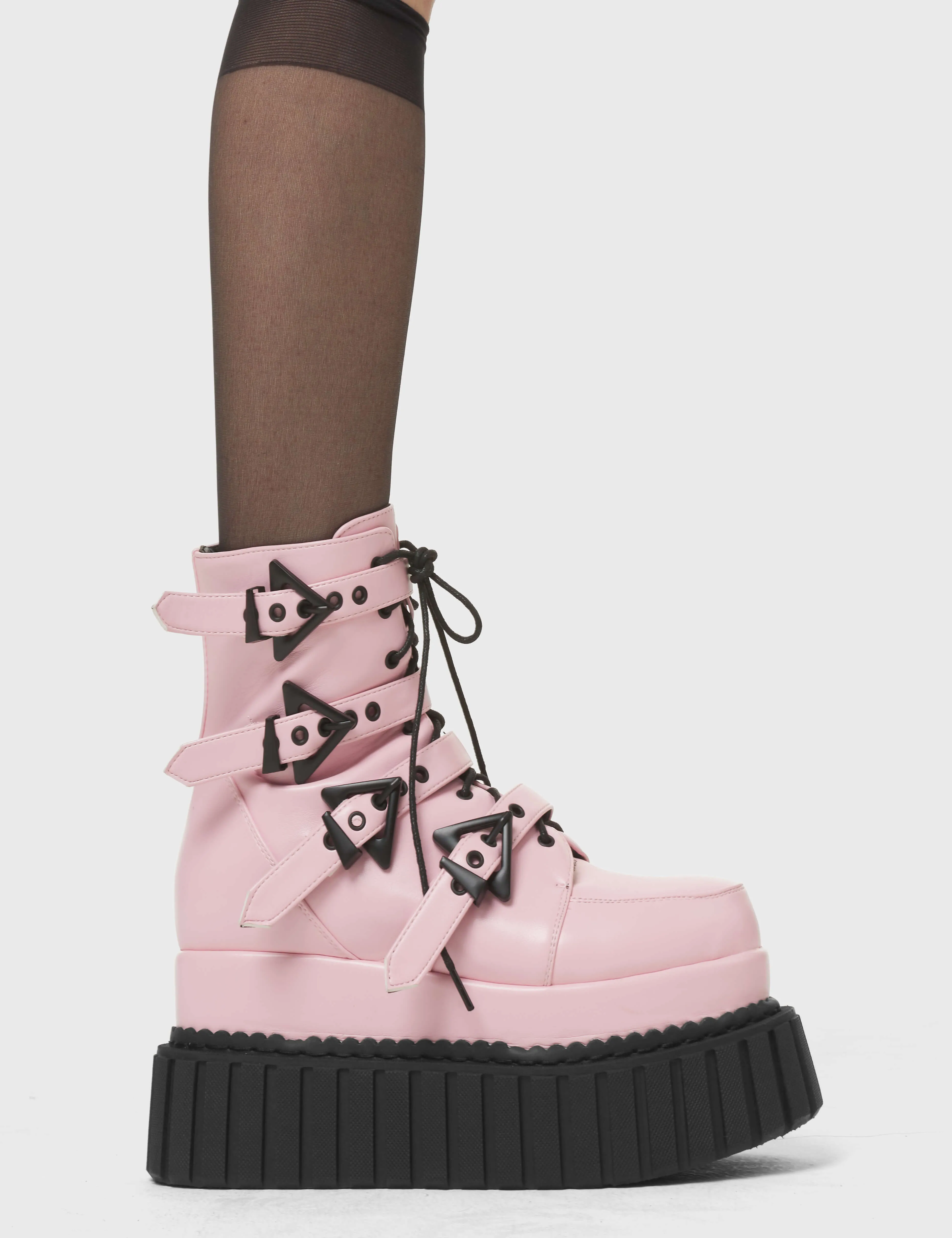 Unstable Chunky Ankle Creeper Boots